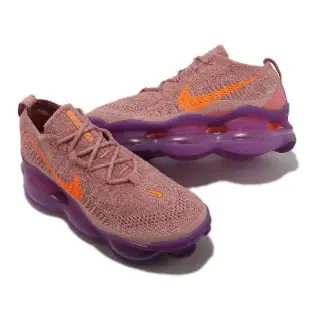 Nike 休閒鞋 Wmns Air Max Scorpion FK 女鞋 紅 紫 氣墊 針織鞋面 襪套式 DJ4702-601