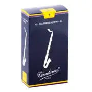 Vandoren Alto Clarinet Reed Traditional Box of 10 Grade 1