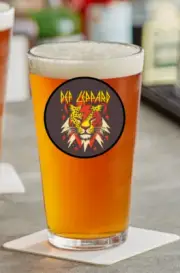 Def Leppard - Rock and Roll - 16oz Pint Beer Mixing Glass Pub Barware Liquor 25