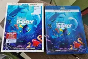 NEW SEALED BLU-RAY + DVD DISNEY FINDING DORY W/ SLIPCOVER