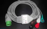 1pcs Spacelabs 5leads one piece ECG Cable Snap 17 Pin AHA G5126S