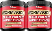 SATOOMI [2 Packs - 50 Capsules] - 5 in 1 Wormwood Capsules Supplement - Extracted from Black Walnut Whole Cloves Turmeric and Berberine HCl Immune System & Digestion Health