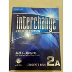 INTERCHANGE 2A 第四版 EDITION STUDENT'S BOOK 2A 附光碟片