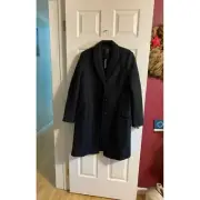 ann taylor wool blend trench coat size xl