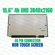 4K UHD 15.6" AUO IPS LCD LED Screen Display Dell PN F2TW2 EDP 40 Pin