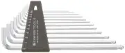 PB Swiss PB-212 ZLH-12 12 Piece Long Chrome Ball Point Hex/Allen Key Set