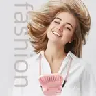 USB Handheld Fan Mini Cooling Fans Portable Folding Halter Fan Women