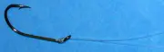 Eagle Claw 032 #4 Card of 6 Bronze Double Snell Hooks