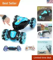4WD Gesture Control RC Stunt Car with Color-Changing Lights – Birthday Gift