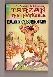 TARZAN THE INVINCIBLE EDGAR RICE BURROUGHS ACE BOOKS F-189 UNREAD FRAZETTA PB1