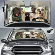Labrador Retriever Car Sun Shade, Labrador Car Sunshade, Lab