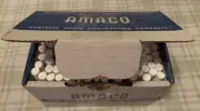 Vintage Amaco Dustless Chalk No. 101 White 1 Gross 144 Sticks 95% Pure NOS