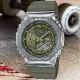 CASIO G-SHOCK 時尚金屬八角雙顯腕錶 GM-S2100-3A