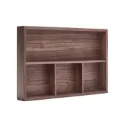 Wood Organizer Tray,Black Walnut,Desk & Drawer Storage Box (Walnut Master)
