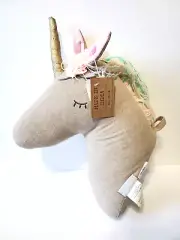 Large Unicorn Head Plush Wall Mount Nursery Wall Hanging New with Tags!