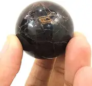 crystalmiracle Garnet 28 Mm Gemstone Natural Sphere Crystal Healing Reiki Feng Shui Gift Peace Metaphysical Handcrafted Positive Energy Vaastu