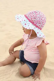 Baby Girls Floppy Rosie Posie Hat--KOO-HB34