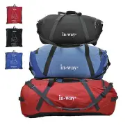 在飛比找Yahoo!奇摩拍賣優惠-INWAY 挪威品牌 登山背包 行李袋 託運袋 手提袋 側背