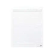 Staples Arc Notebook System Refill Paper 8.5" x 11" 50 Sh. Ruled White 19992