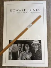 VINTAGE POSTER: HOWARD JONES Human's Lib (Original In Store Poster 1984)
