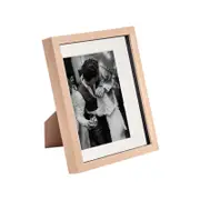 Nicola Spring Shadow Box Frame - 8 x 10" with 5 x 7" Mount - Light Wood