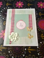 Handmade Greeting Card - You Are Enough Feel Better Soon Encouraging