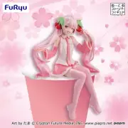 Japan Hatsune Miku Vocaloid Noodle Stopper Figure Sakura Miku Wink ver. FuRyu
