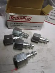 1/4" x 3/8"NPT Female Steel Industrial Interchange Plug QTY 5