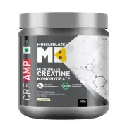 MuscleBlaze Creatine Monohydrate CreAMP™ Powder 400g /0.88lbs