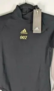 Adidas Sportswear 007 x James Bond Leotard Bodysuit Black GN6815 Women's Sz 2XS