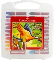 Blendable Oil Pastels in Durable Storage Case- 24 Vibrant Colors - Non-Toxic Pas