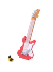 Electric Guitar Red 2 Nanoblock