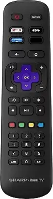 Original Sharp Roku TV Remote Control Netflix/Disney+/Apple TV+ / Waipu.TV