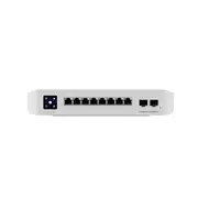 UBIQUITI UniFi Network, Switch, 8-Port, POE 120W, (6) GbE PoE+ Ports, (2) GbE PoE++ Ports, (2) 10G SFP+ Ports, Layer 3, Wall Mount