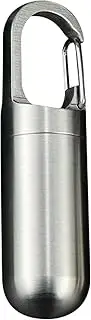 [Generic] Daily Pill Organizer – Mini Metal Pill Box, Simple and Compact Waterproof Pocket Pill Box for Men and Women, Stainless Steel Mini, riferimento alla descrizione, Please refer to description