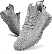 [YRLTYO] Men's Barefoot Shoes, Minimalist Walking Shoes, Wide Toe Shoes, Trainers, Trail Running Shoes, 39, V10 Grey, 9.5 AU