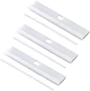 20 Pack Vertical Blind Hangers – 127mm (5 Inch) White Replacement Louvre Slat Clips – Adjustable DIY Blind Accessories
