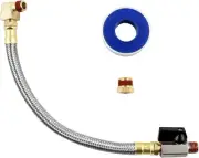 QWORK Extended Tank Drain Valve Assembly Kit for Air Compressor, 1 pc