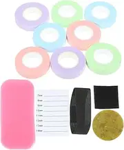 WOFASHPURET 11pcs Eyelash Extension Kit with Adhesive Makeup Tape Silicone Eye Pads Jade for Grafting Skin Protection Personal Salon Use for Eyelash Application