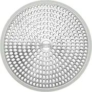LEKEYE Shower Drain Hair Catcher | Strainer | Shower Stall Drain Cover | Bathroom Drain Protector Stainless Steel and Silicone(Light Gray)