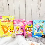 韓國代購~卡通維他命C/D糖果 50/40入袋裝 鯊魚寶寶 波力 PORORO 兒童糖果