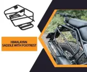 SADDLE STAY WITH FOOTREST Fit For Royal Enfield Himalayan 411 - Express Shipping (for: Royal Enfield)