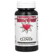 Kroeger Herb Co, Fresh Ground Cloves, 100 Vegetarian Capsules (450 mg per Capsule)
