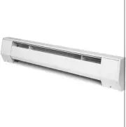 Marley Electric 120 Volt Electric Baseboard Heater - 1000 Watt, White 2500 Seri