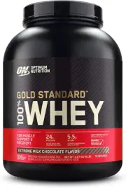 OPTIMUM NUTRITION Gold Standard 100% Whey Protein Powder, Extreme Milk Chocol...