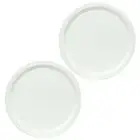 Corningware F-16-PC French White Plastic Replacement Lid for 16oz Dish (2-pack)