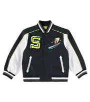 [Stella McCartney Kids] Stella McCartney Kids x SpongeBob SquarePants varsity jacket Y 5 multicoloured