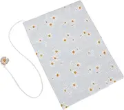 TOGEVAL Decorative Book Cover Protector Lightweight Fabric Book Sleeve for Notebooks Scratch Book Cover for Daily Use Daisy Design for School and Personal