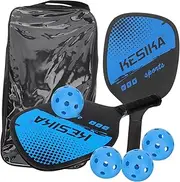 Generic Peak Racket Suit Pickles Sports Pickleball Rackets Tennis Red Indoor Pickleball Balls Equipment Grip Portable Racket Practical Sports Playing Wood