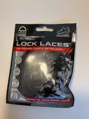 Lock Laces Elastic No Tie Shoelaces One Size Fits All Black
